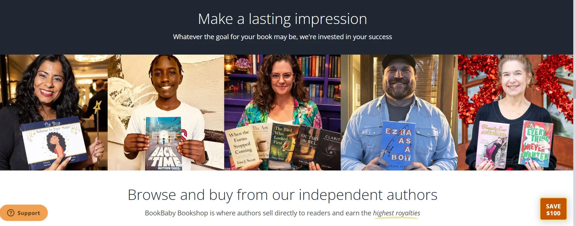 Persone e libri provengono dal sito BookBaby e sono mostrati come ispirazione. Non sono clienti o raccomandazioni di Vista Publishers.